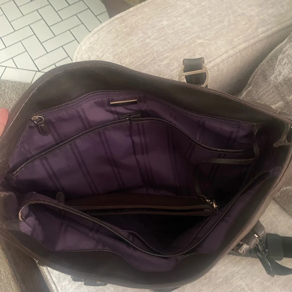 tumi academy travel briefcase bag